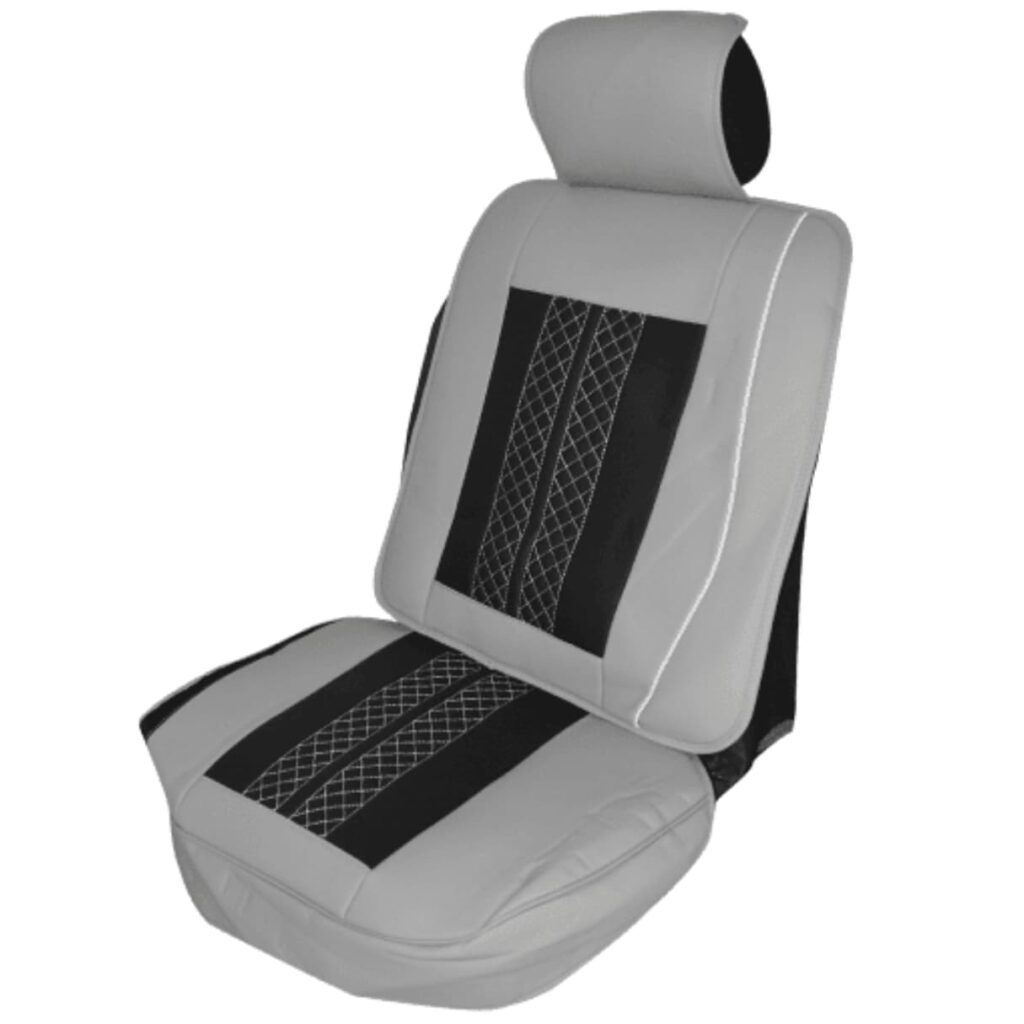 CUBRE ASIENTO UNIVERSAL NEGRO/GRIS – F18N9002