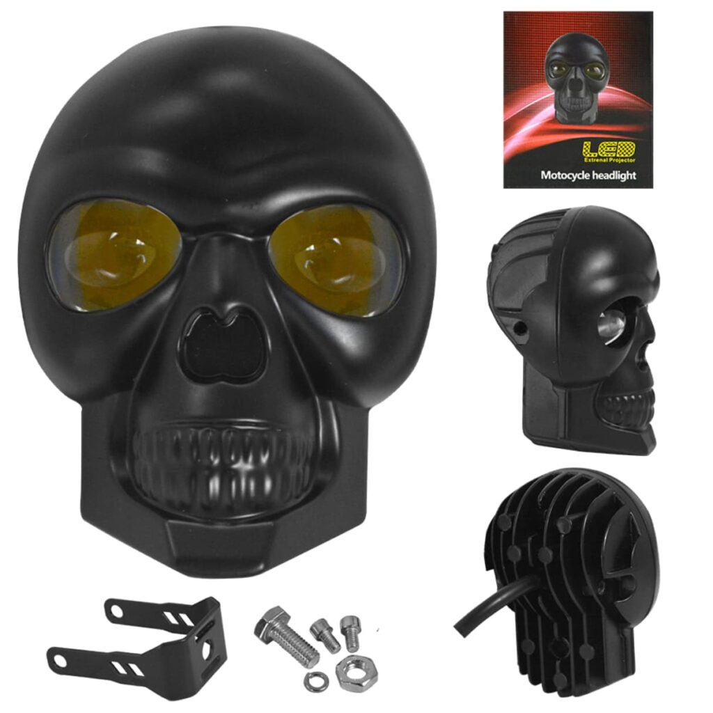 FARO LED PARA MOTO CALAVERA – X43013BK