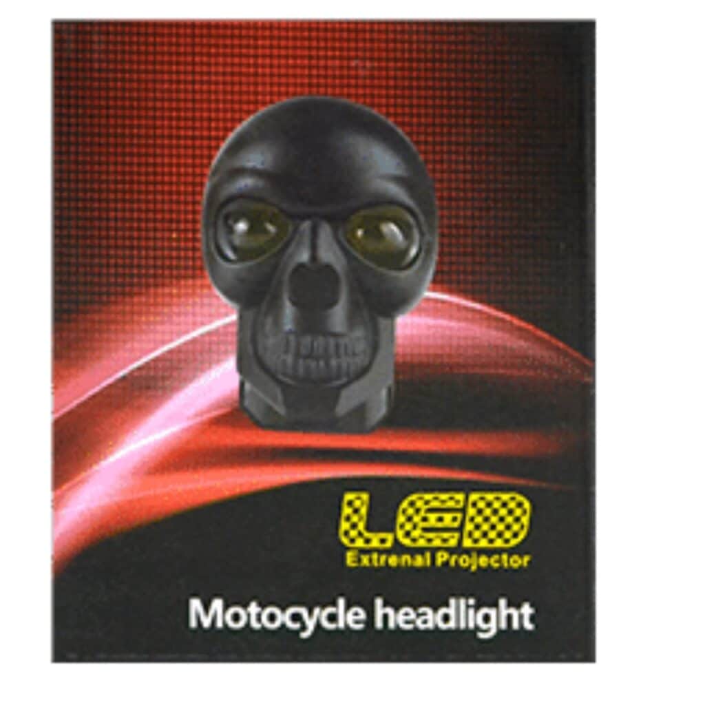 FARO LED PARA MOTO CALAVERA – X43013BK