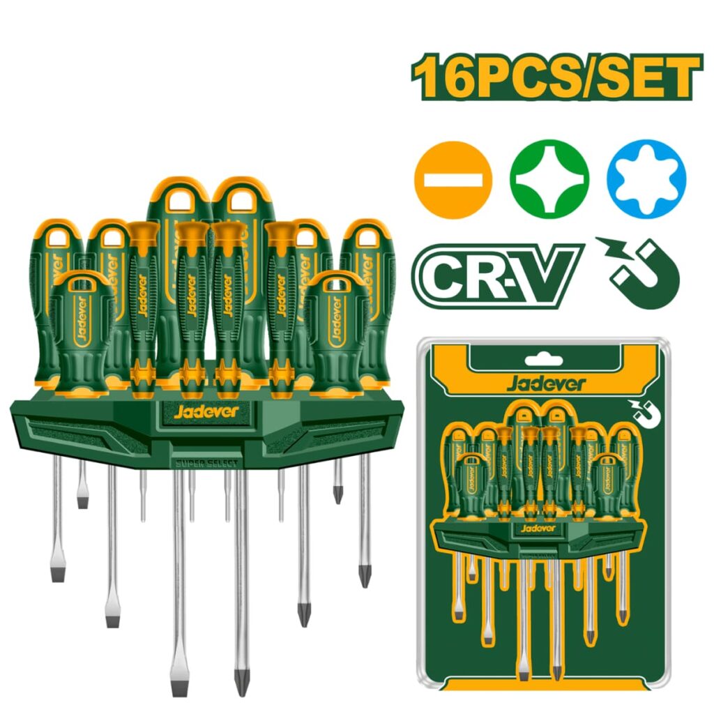 SET DE DESTORNILLADORES CRV 16PZS – JDSS1416