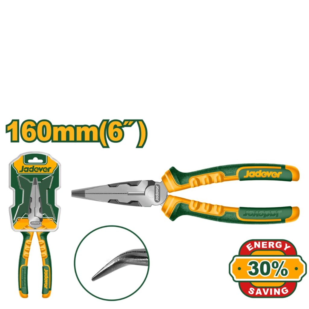 ALICATE  PUNTA DOBLADA ALTO APALANCAMIENTO 6″ 160MM – JDPL4716