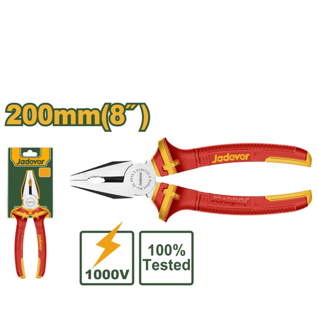 ALICATE COMBINADO AISLADO 8″ 200MM – JDPL1938