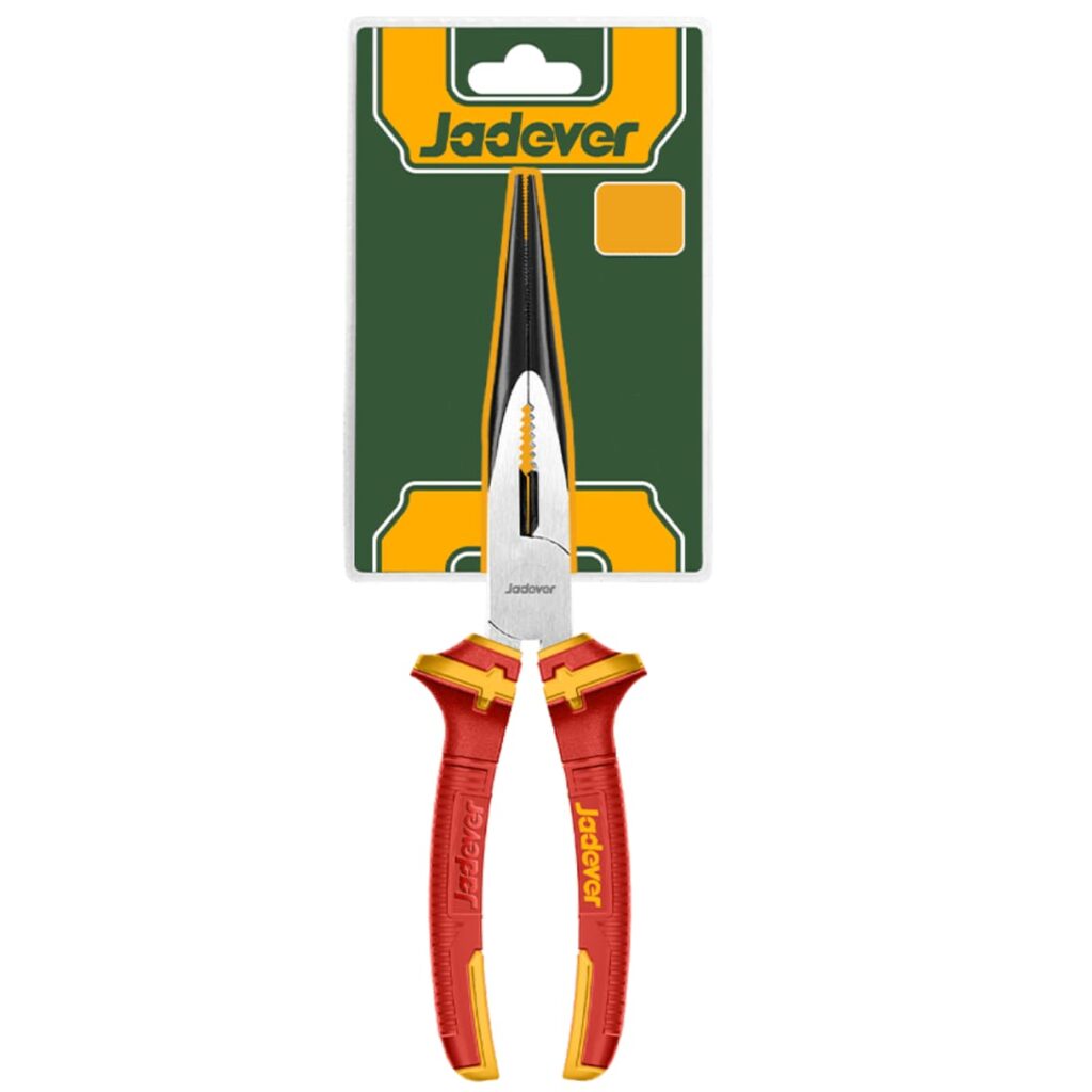 ALICATE DE PUNTA DOBLADA AISLADO 8″ 200MM – JDPL4938