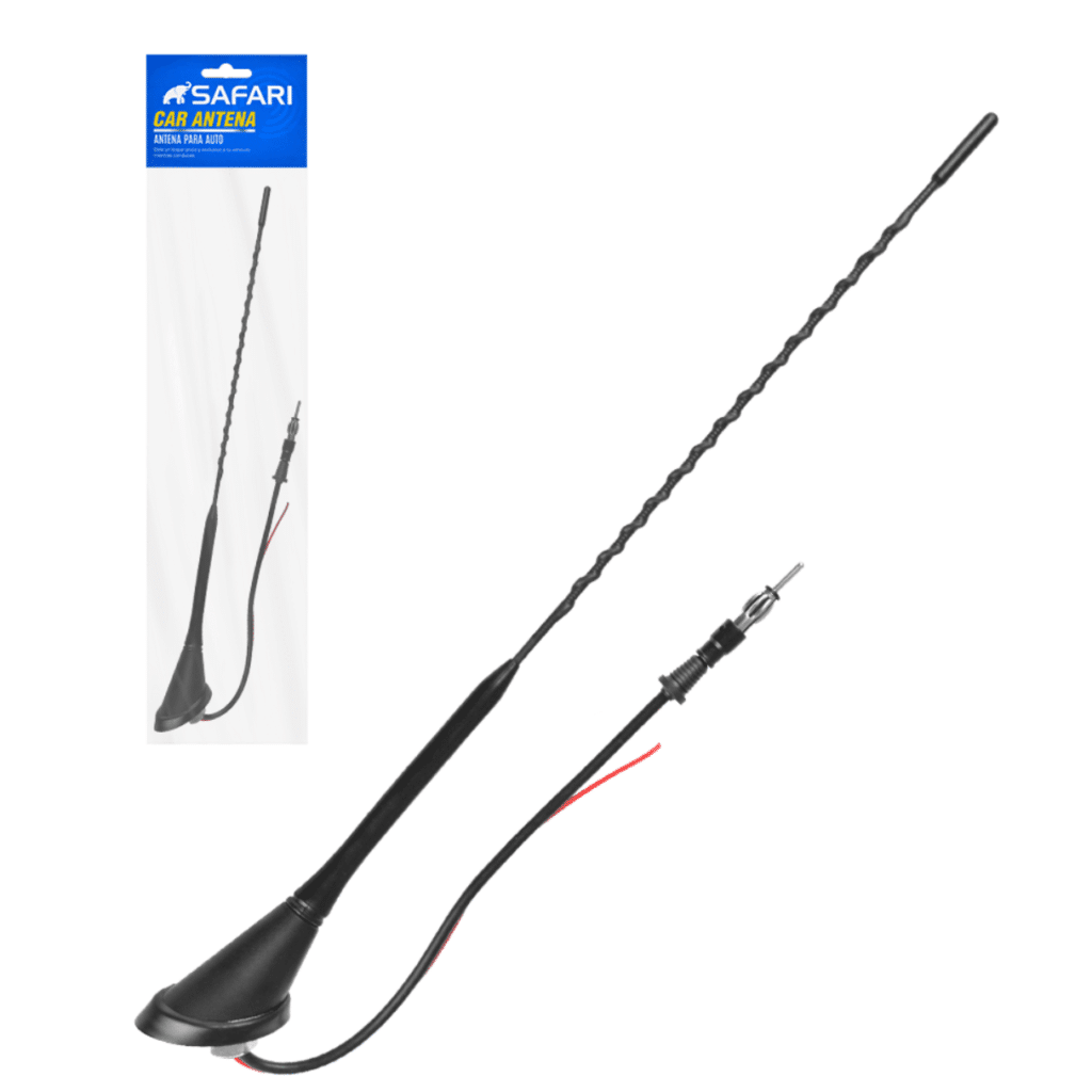 ANTENA UNICORNEO ESPIRAL COMPLETO 48CM AM/FM – H61139