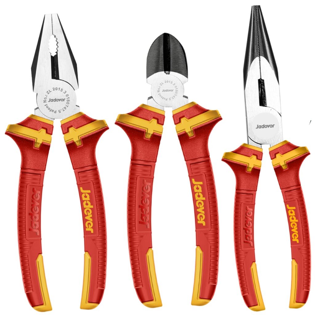 SET DE ALICATES AISLADOS JADEVER 3PCS – JDPS0633
