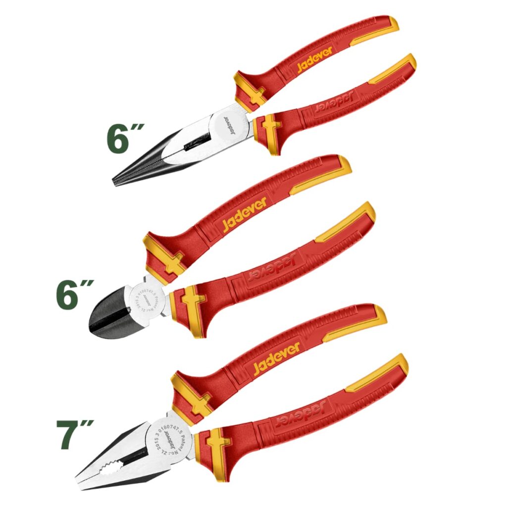 SET DE ALICATES AISLADOS JADEVER 3PCS – JDPS0633