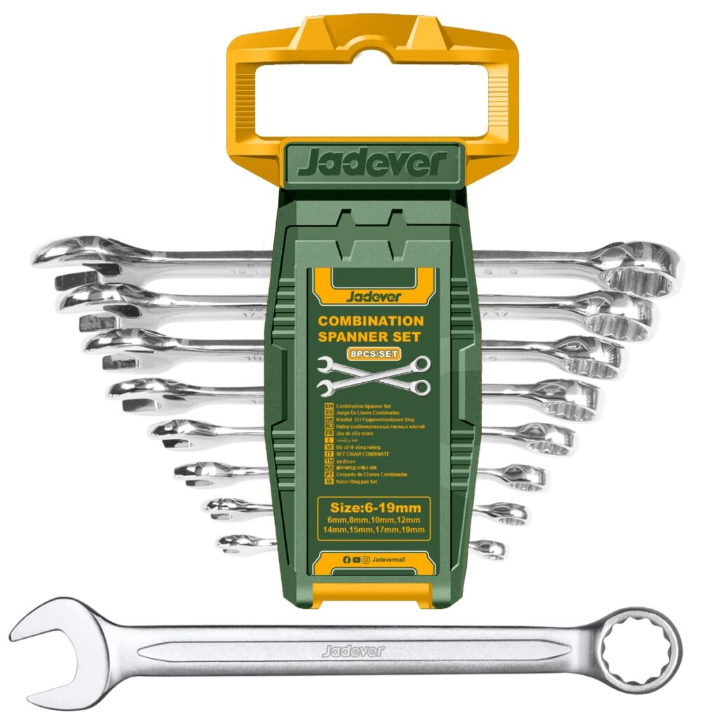 SET DE LLAVES COMBINACION 6-19MM CRV 8PCS – JDSP1208