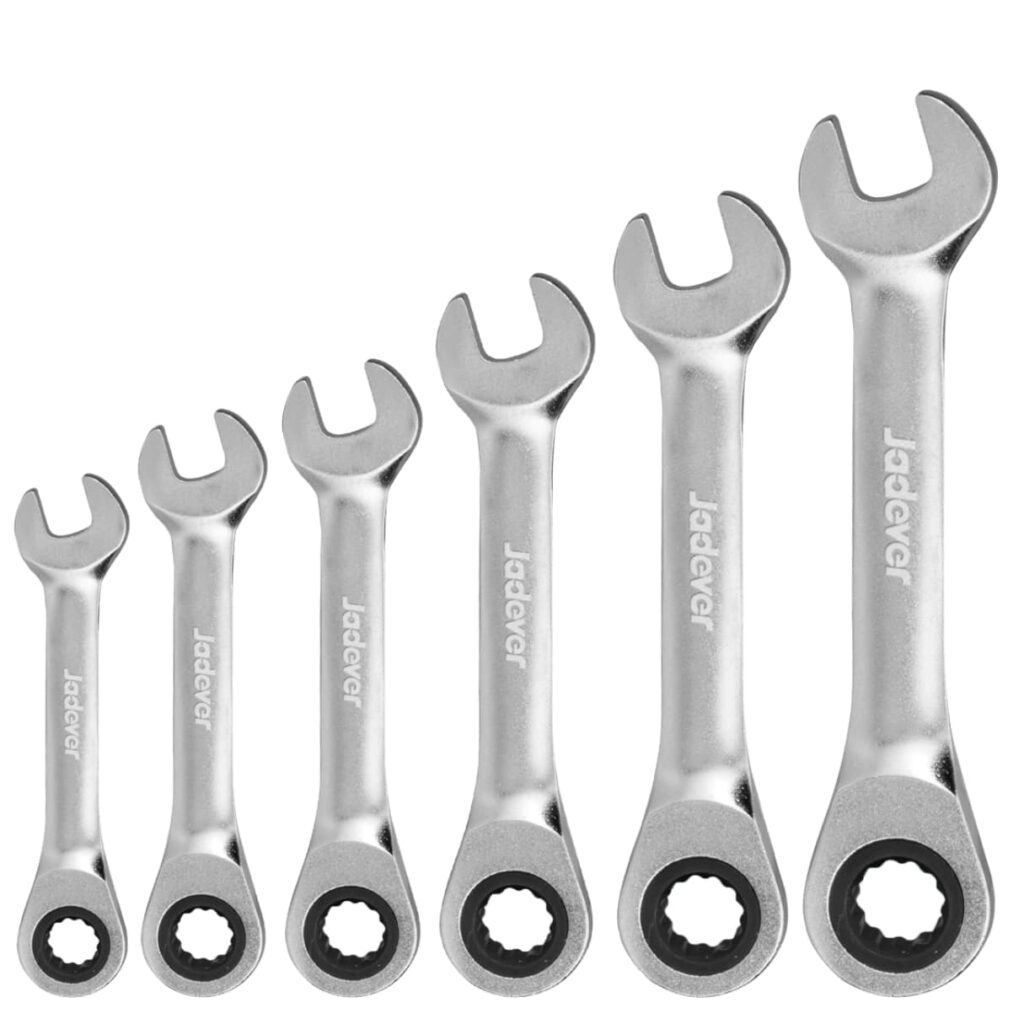 SET DE LLAVES TRINQUETE CORTA 8-17MM CRV 6PIEZAS- JDSP6406