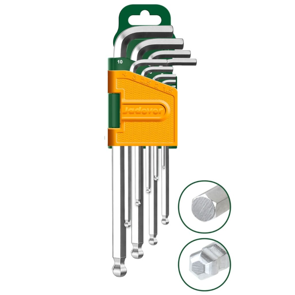 SET DE LLAVES ALLEN HEX/BOLA 1.5-10MM 9PCS – JDHK2291