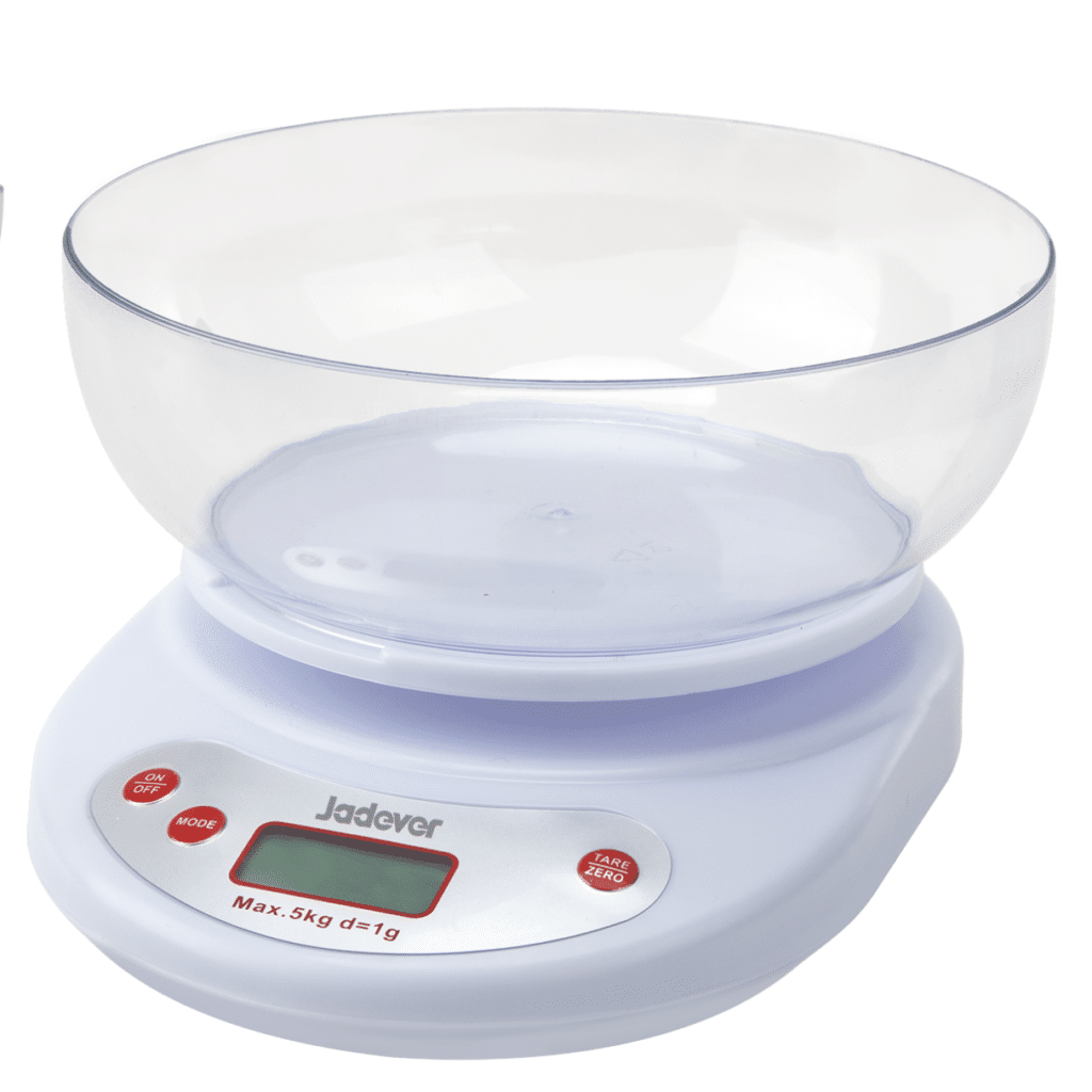 BALANZA DIGITAL JADEVER C/BOWL MAX 5KG – JDKE5507