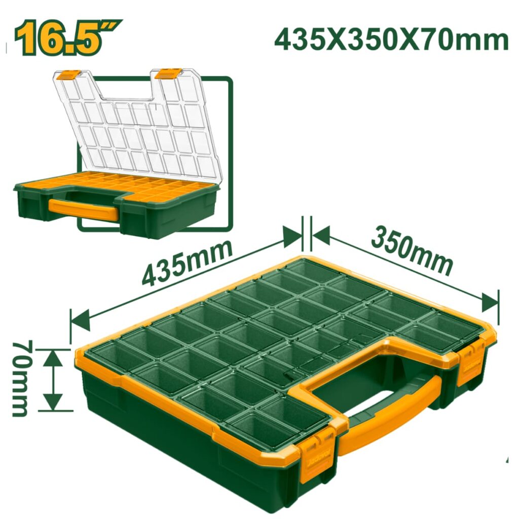 ORGANIZADOR PP 16.5″ APILABLE 430X350X70MM – JDTB1611