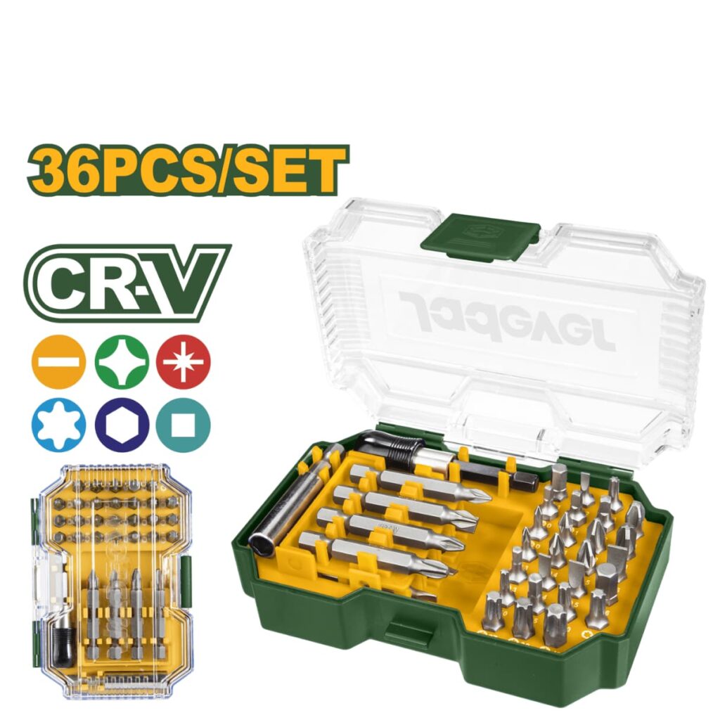 SET DE DESTORNILLADOR + PUNTAS 36PCS – JDBS3B36