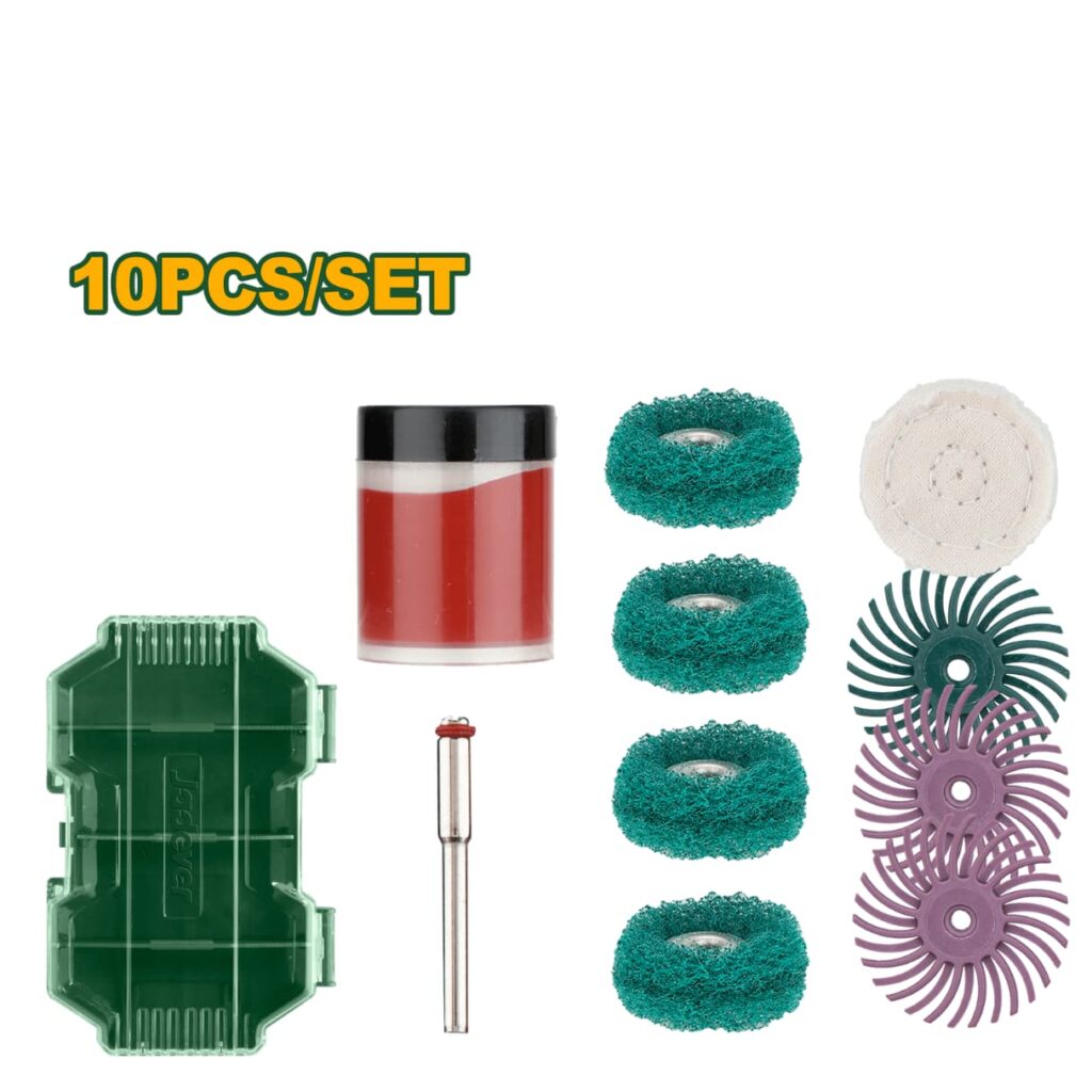 ACCESORIOS P/RECTIFICADORA  O BREMEL 10PCS – JDRR5010