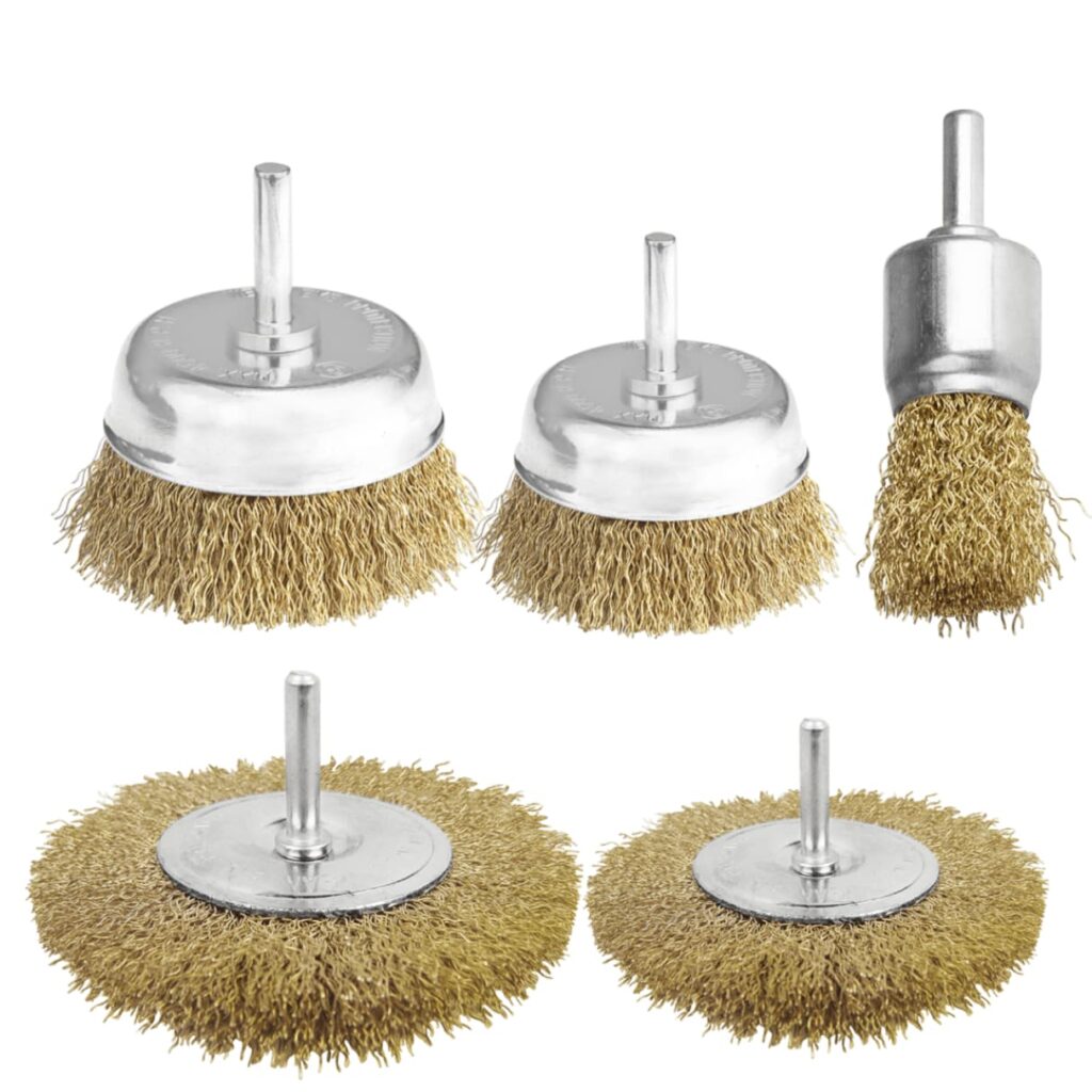 SET DE CEPILLOS METÁLICOS 5PCS – JDCE6401