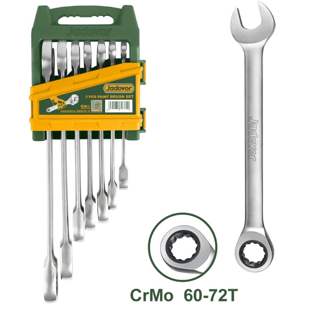 SET DE LAVES TRINQUETE 8-19MM CRV 7PCS – JDSP4207