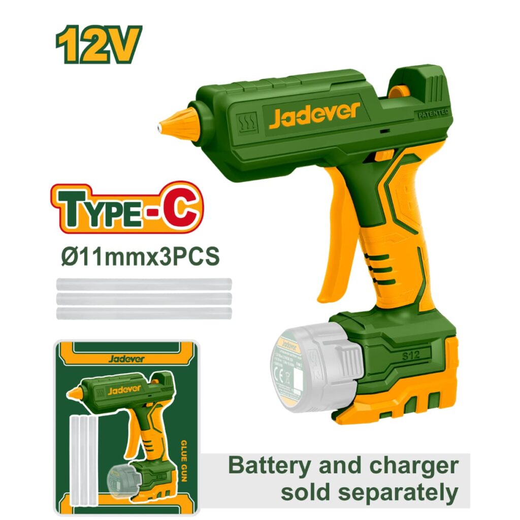 PISTOLA DE SILICONA  LI-ION 12V 11MM – JDLU1412