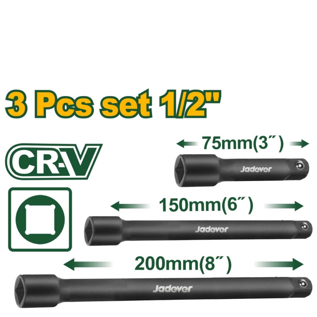SET DE DADOS DE IMPACTO EXTENDIBLE 1/2″ 3PCS – JDMS7403