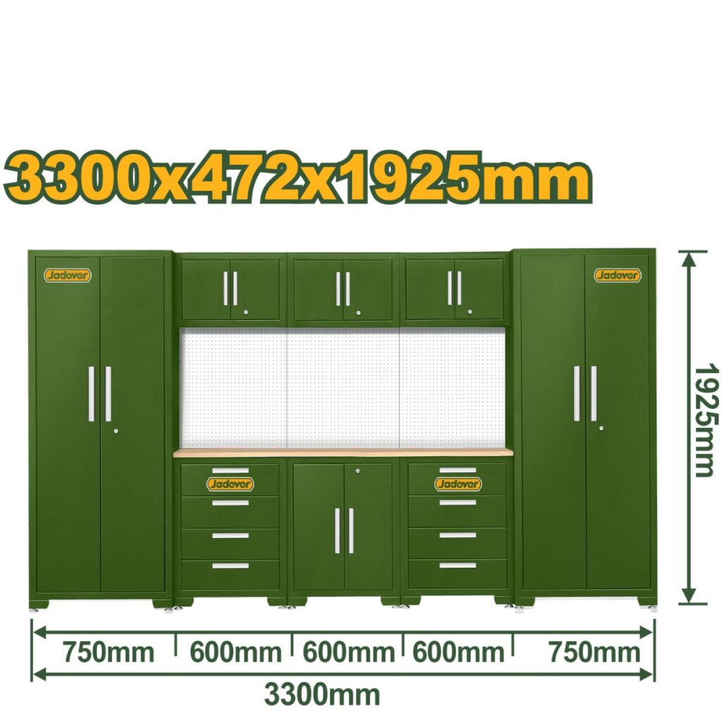 GABINETE DE TALLER MECANICO PARA HERRAMIENTAS 3300X472X1925MM – JDCS3A08
