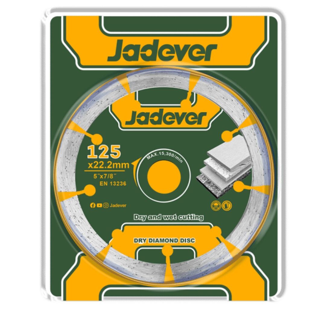 DISCO DIAMANTADO SECO 5″ 125X22.2MM – JDDC1K03