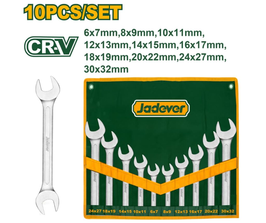 SET DE LLAVES ABIERTAS 6-32MM CR-V 10PCS – JDDS2M10