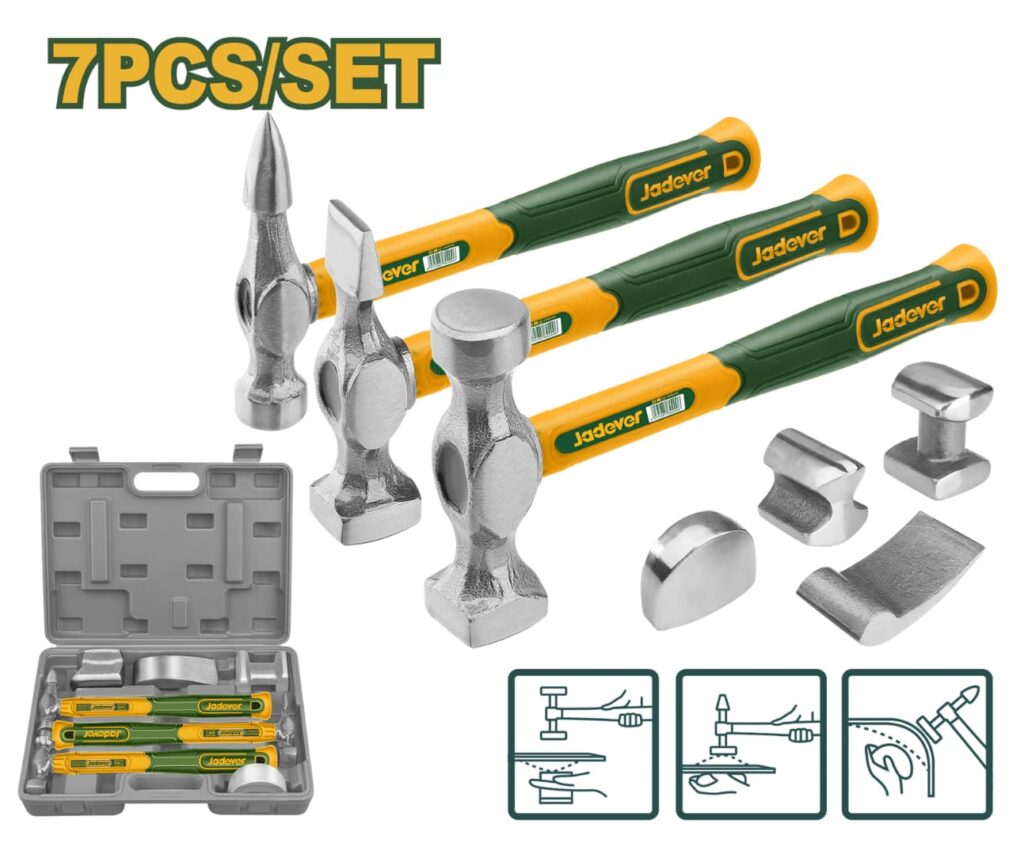 SET DE MARTILLOS JADEVER 7PCS – JDHZ1D07