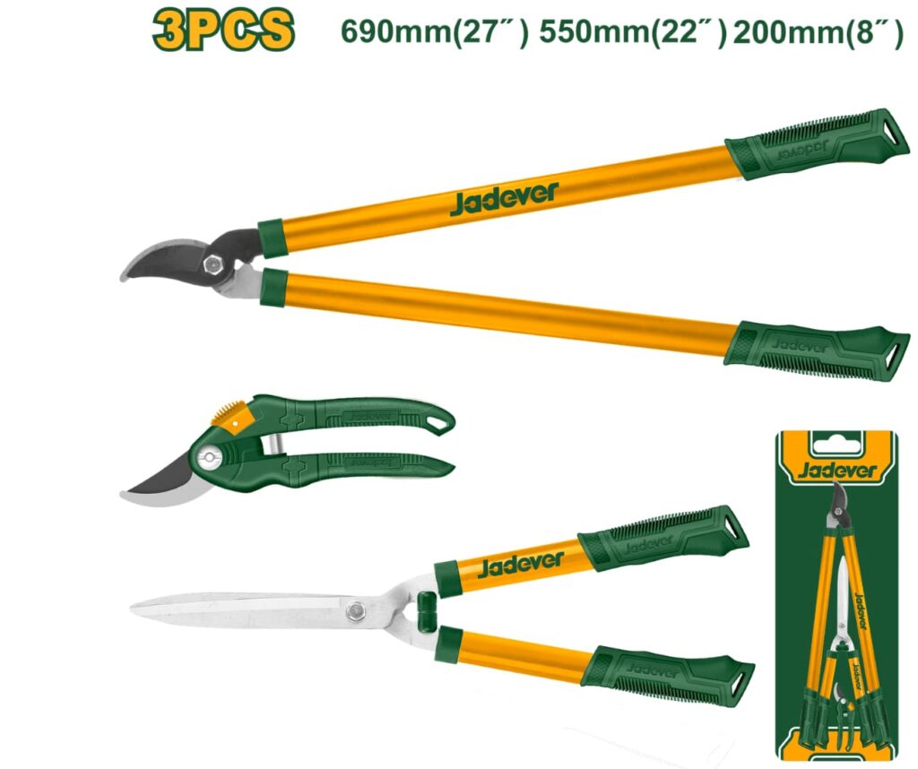 SET DE TIJERAS PARA JARDINERIA 3PCS – JDPR3E03
