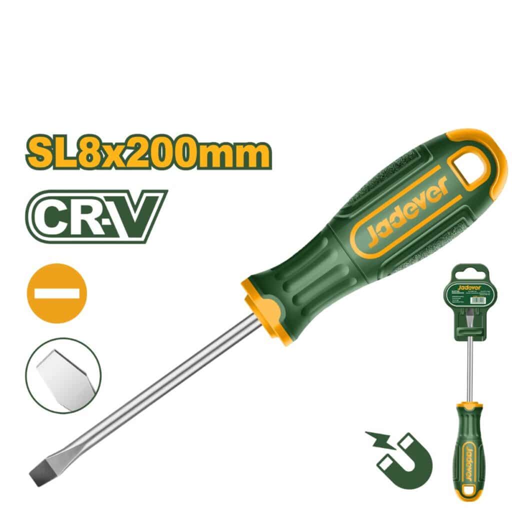 DESTORNILLADOR PLANO CRV SL 8 200MM – JDSD1288
