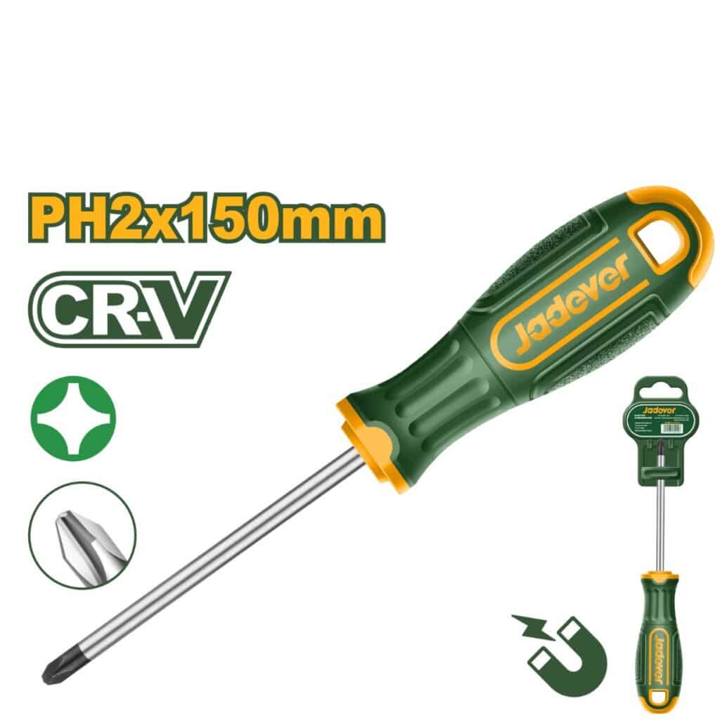 DESTORNILLADOR PHILLIPS CRV PH2 150MM – JDSD2226
