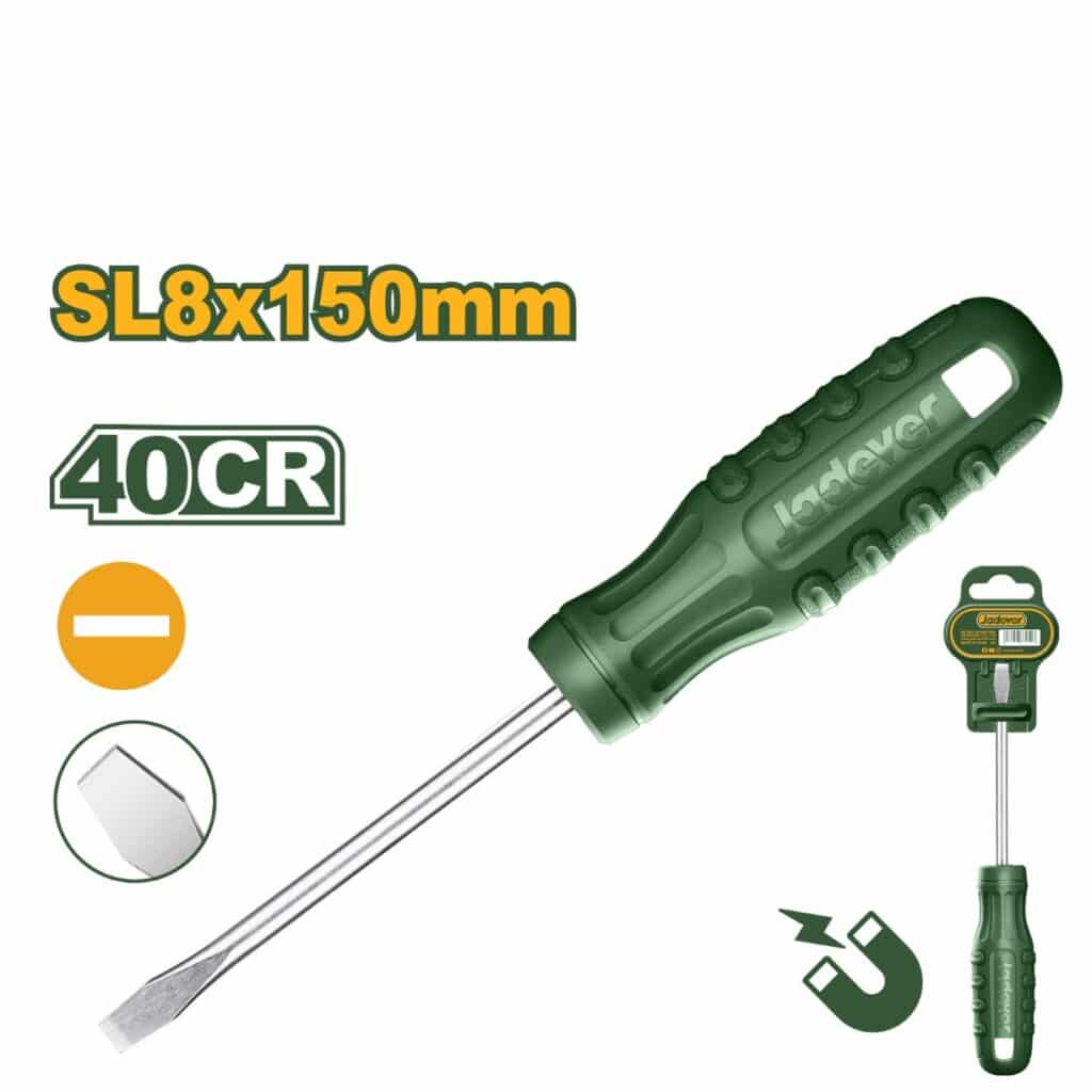 DESTORNILLADOR PLANO 40CR SL8 150MM – JDSD3986