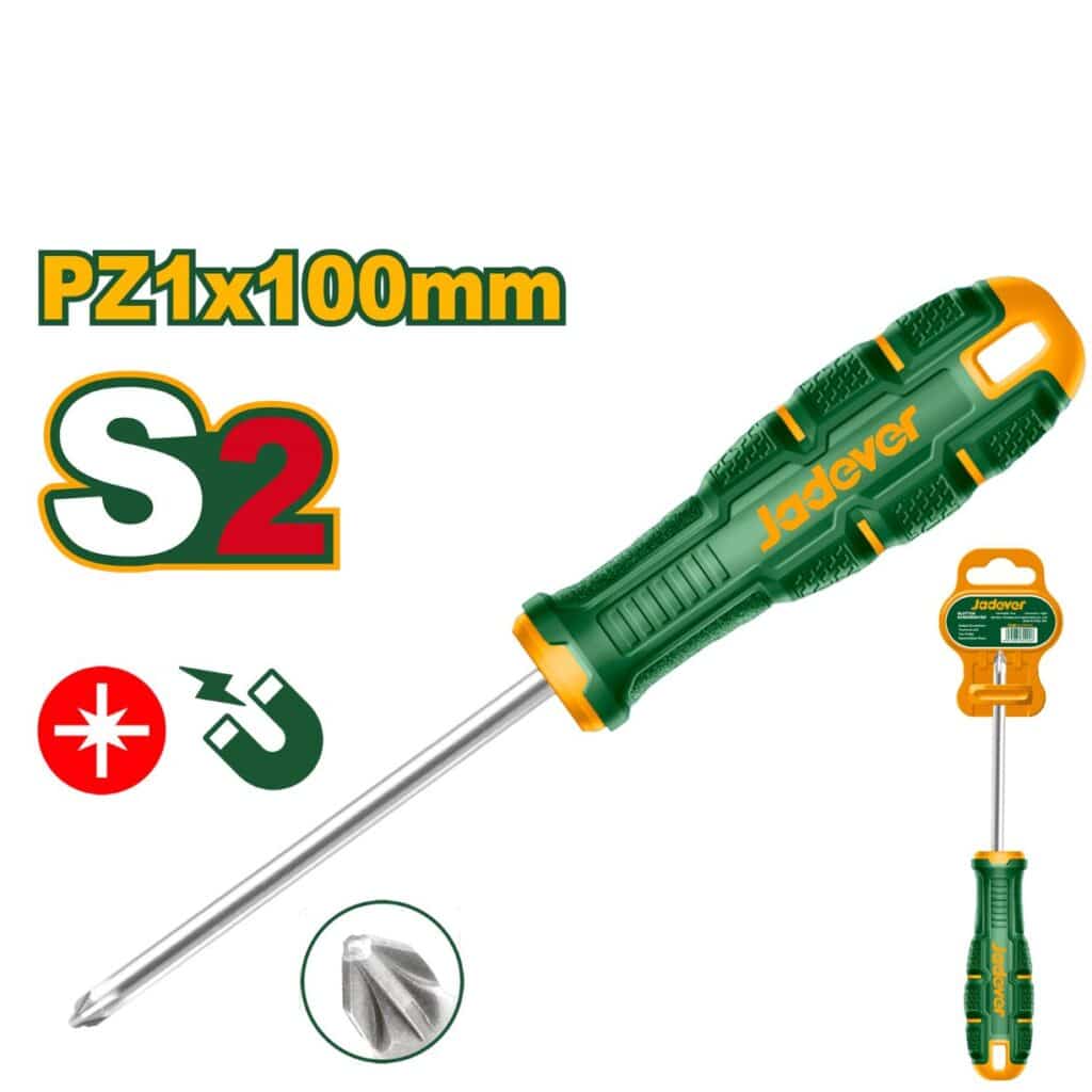 DESTORNILLADOR POZIDRIV S2 PZ1 100MM – JDSDC214