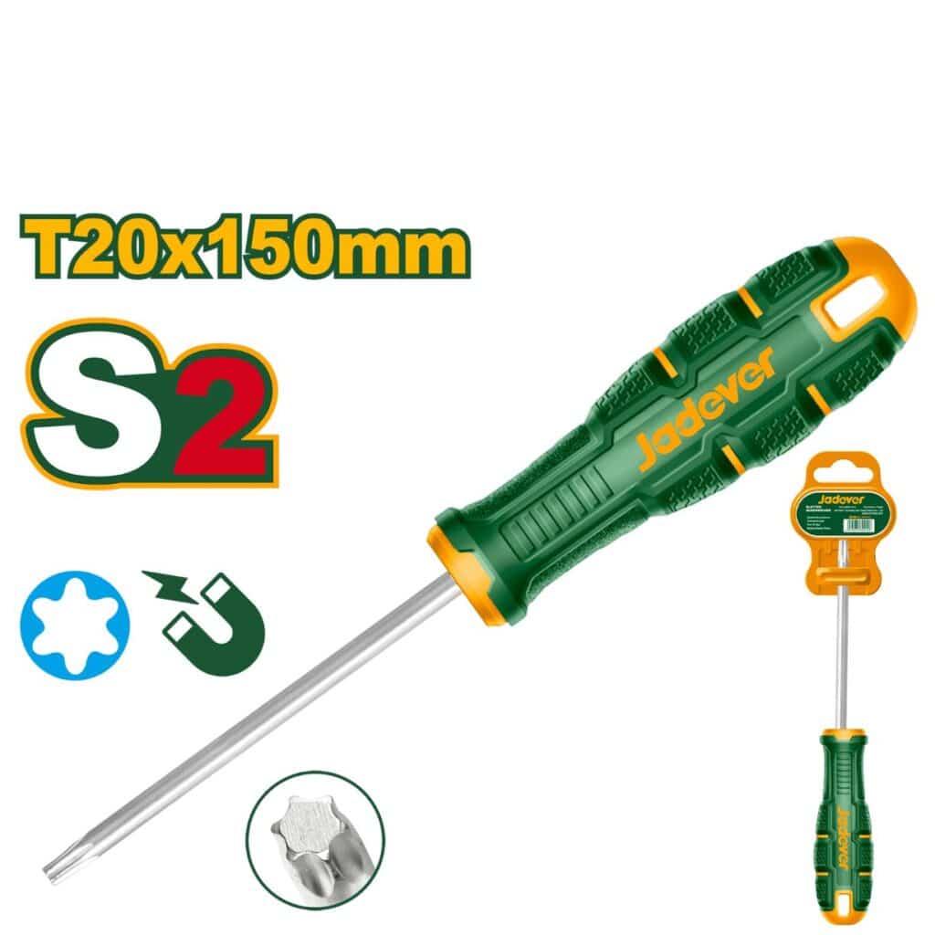 DESTORINILLADOR TORX S2 T20 150MM D:6.0MM – JDSDD226