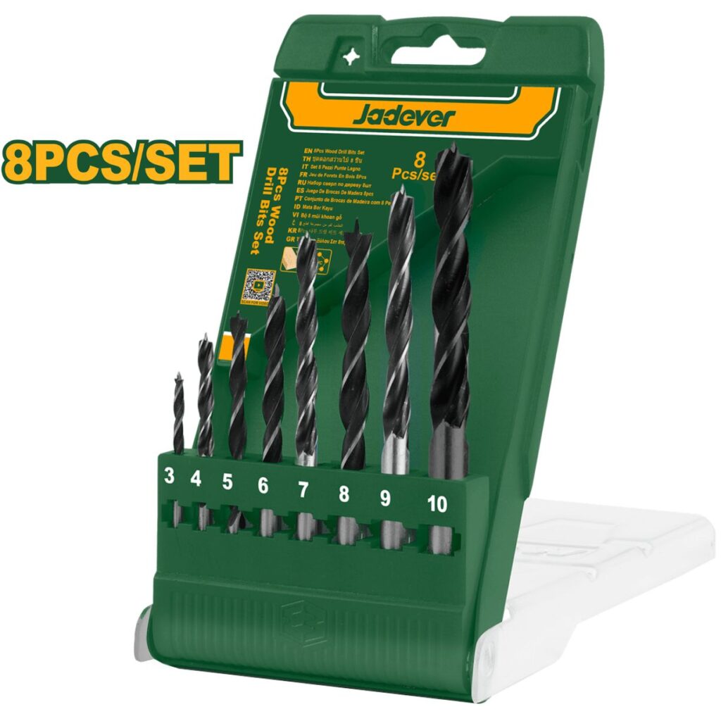 SET DE BROCAS PARA MADERA 8PCS – JDSJ6B08
