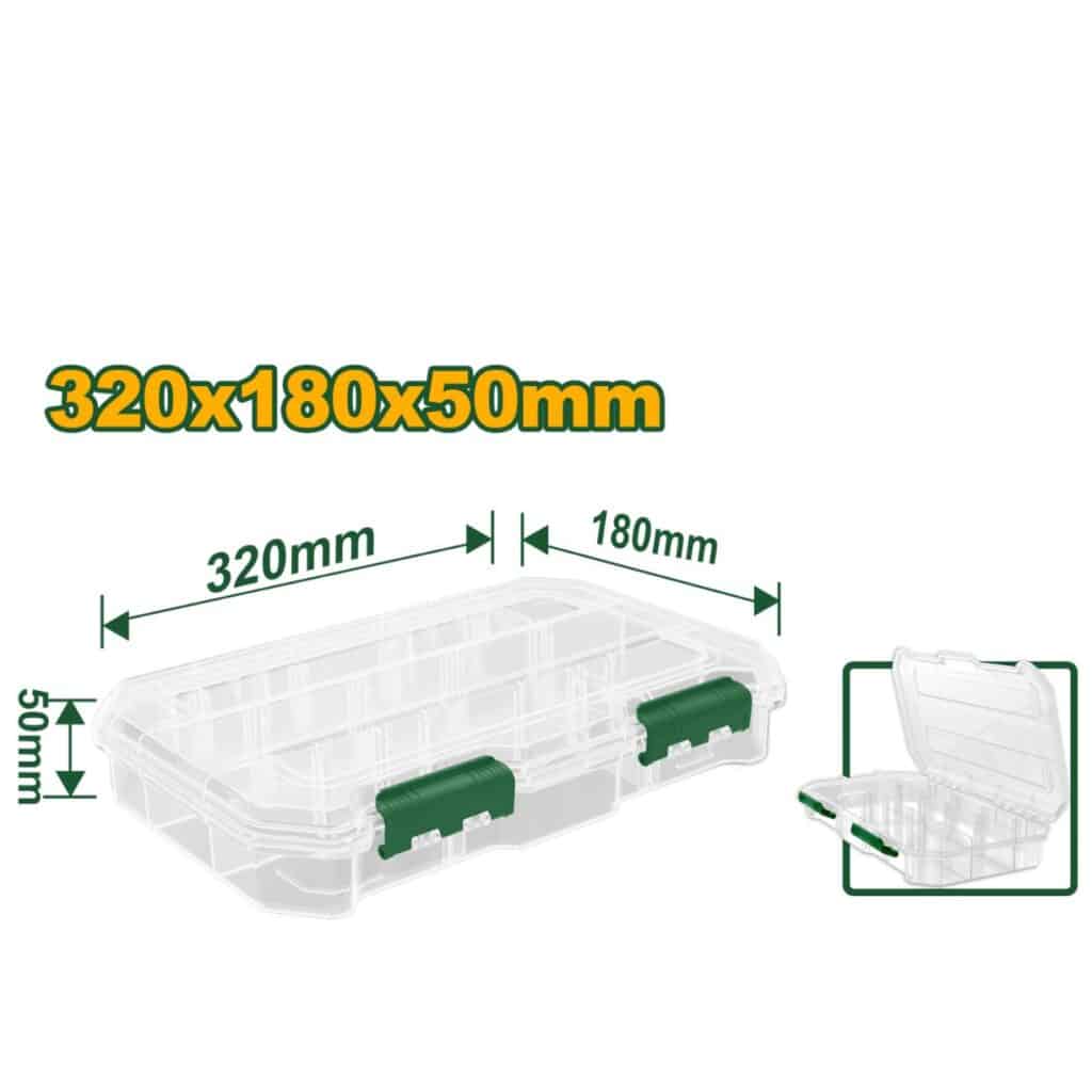 ORGANIZADOR TRANSPARENTE L 320X180X50MM – JDTB8342
