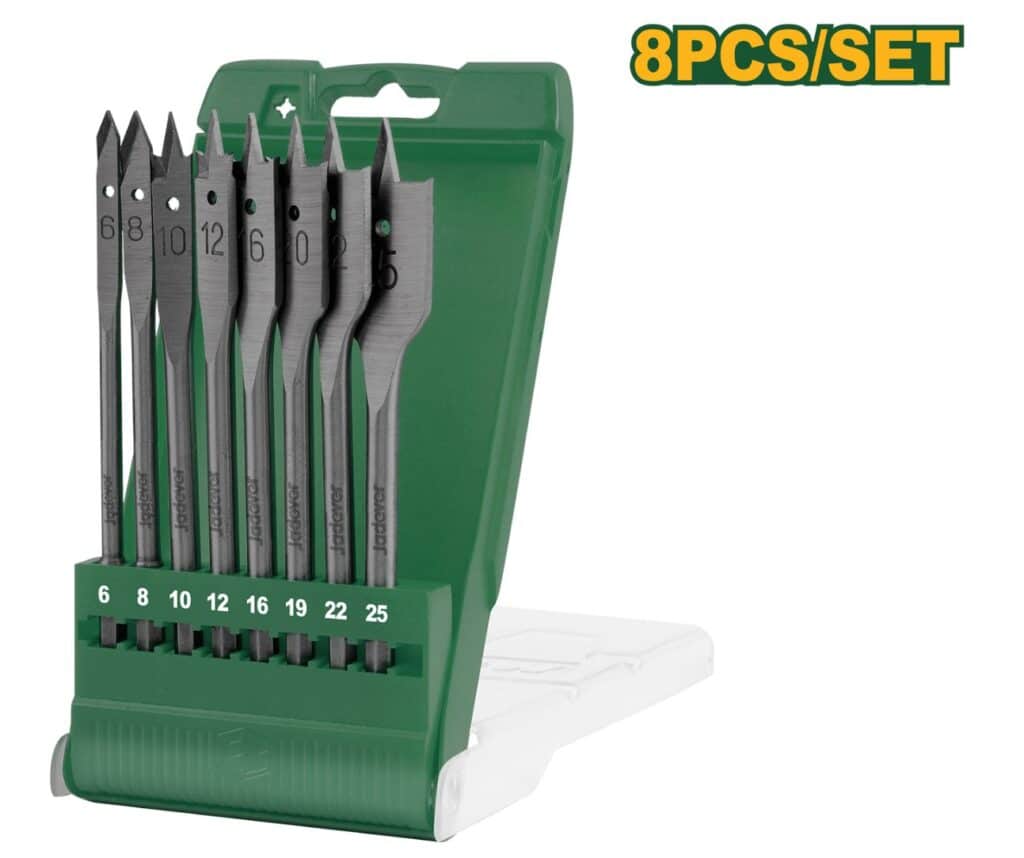 SET DE BROCAS PLANAS PARA MADERA – JDWF6B08