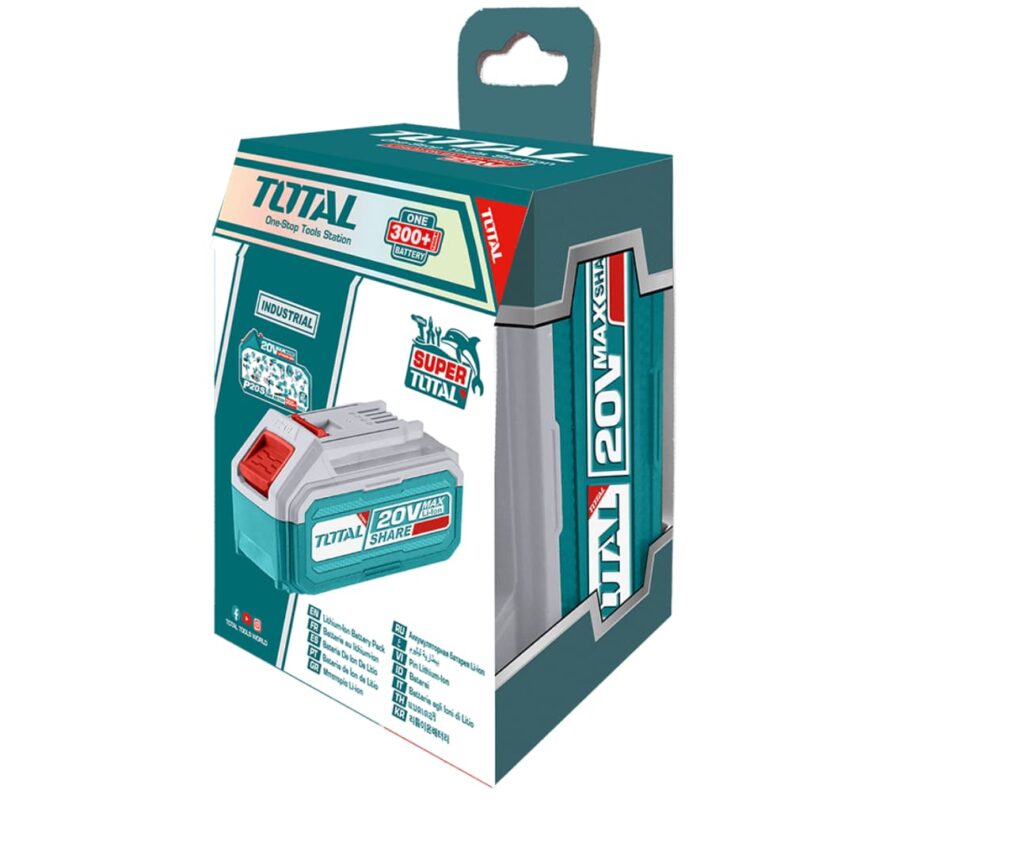 BATERIA TOTAL  LI-ION 20V 4.0AH INDUSTRIAL TOTAL- TFBLI20021