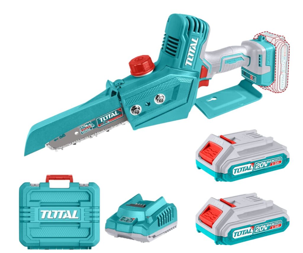 MINI SIERRA PODADORA 6″ 15CM 11M/S + MALETA TOTAL- TGSLI20686