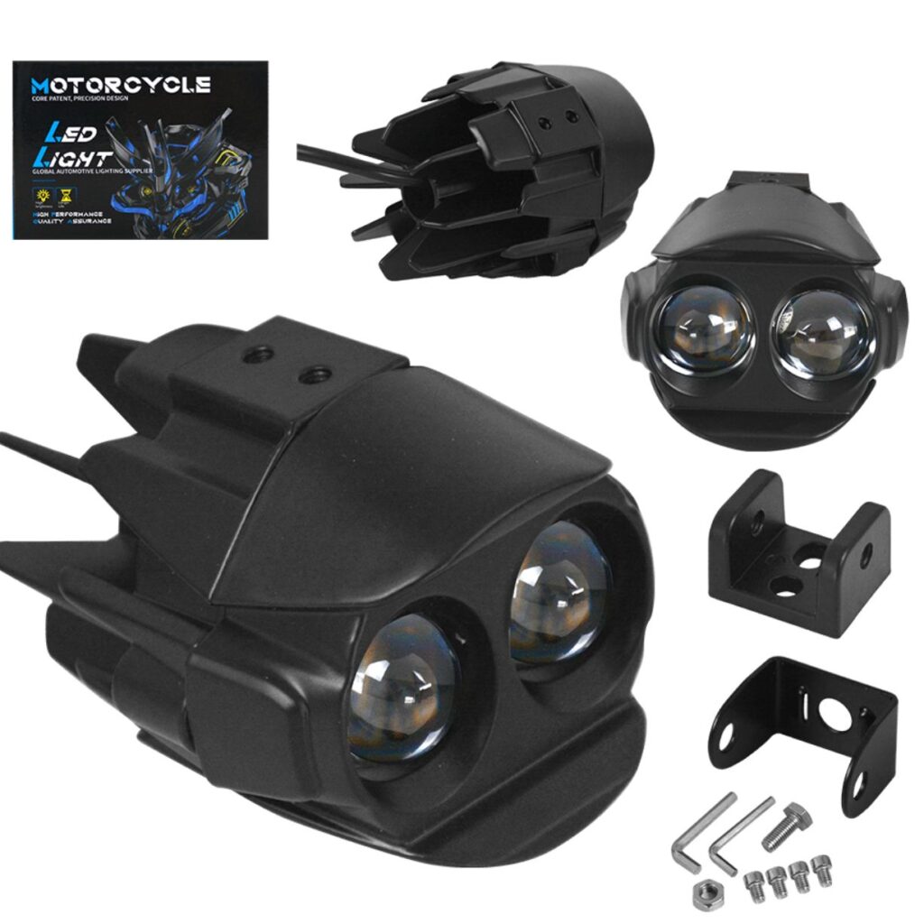 FAROS LED PARA MOTO 12-60V DC 15.5W SMD 3570 CRANEO  – X43012
