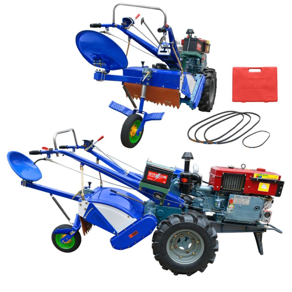 MOTOCULTIVADOR DIESEL 18HP, RADIADOR+FARO, ENCENDIDO ELECTRICO + ACCESORIOS