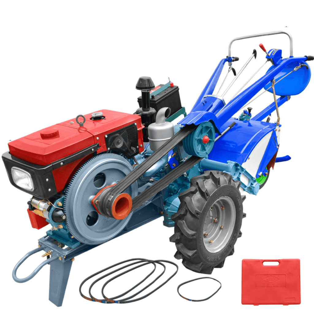 MOTOCULTIVADOR DIESEL 18HP, RADIADOR+FARO, ENCENDIDO ELECTRICO + ACCESORIOS