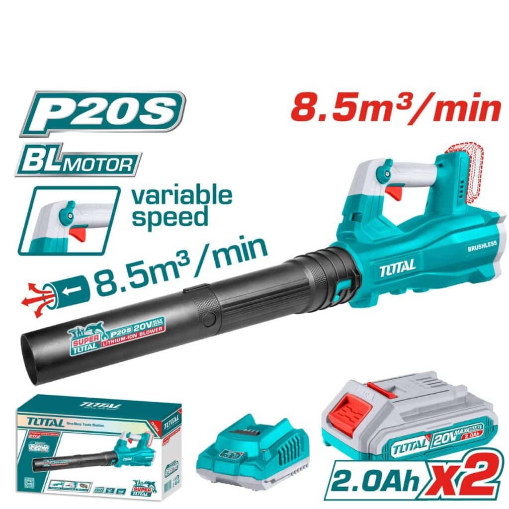 SOPLADORA DE AIRE 20V 8.5M3/MIN 144KM/H BL MOTOR – TABLI204282