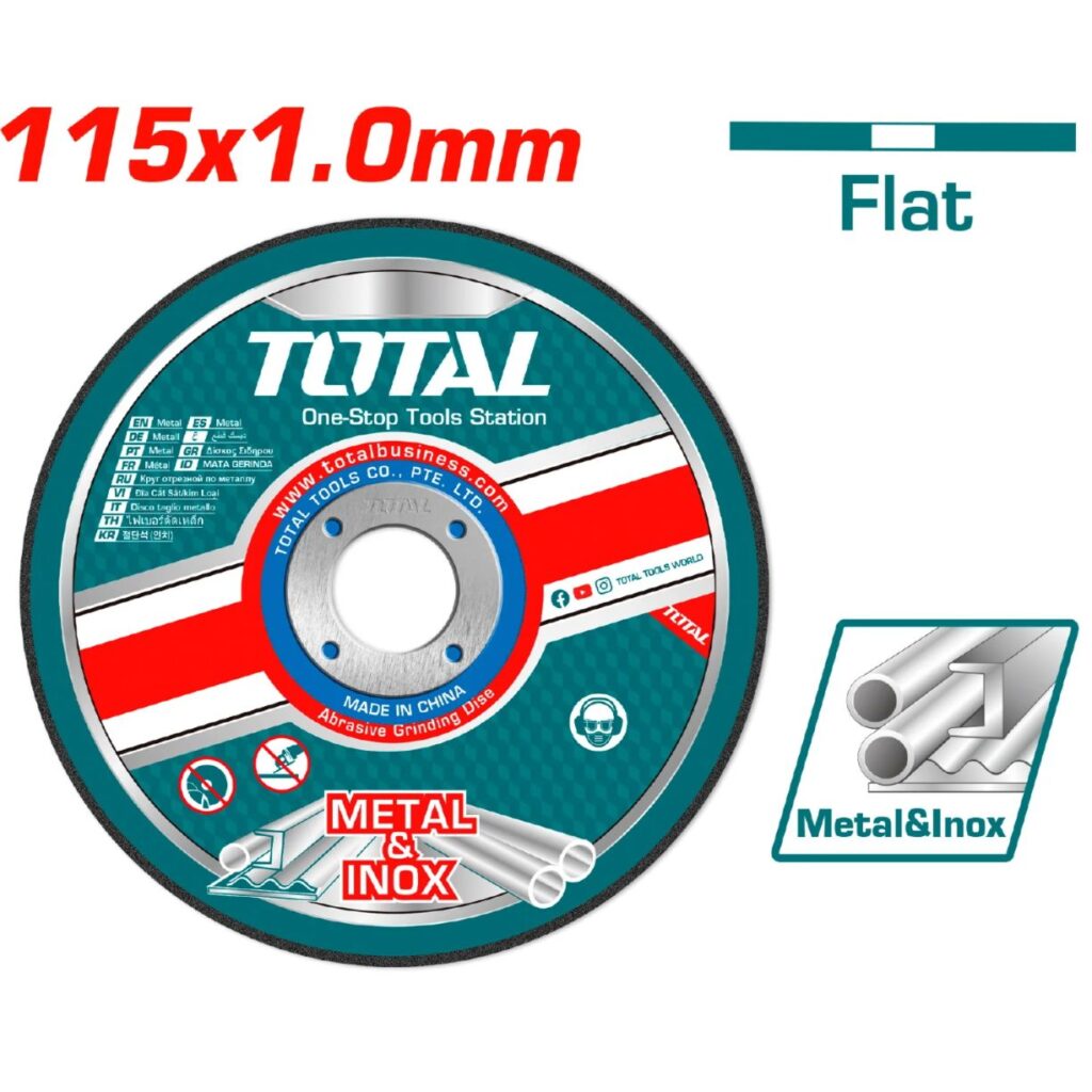 15 DISCOS ABRASIVO 4.5″ METAL 115X1.0MM – TAC2101151