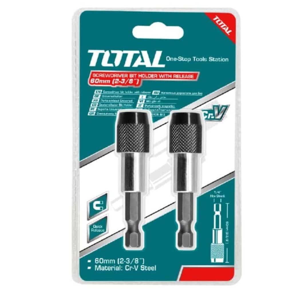 SET DE ACOPLE DE PUNTAS DESARMADOR PARA TALADRO ACERO /CR-V – TAC462601