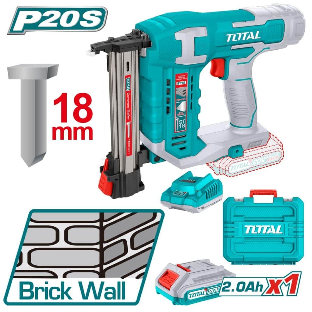 CLAVADORA DE PARED LI-ION 20V 18MM 2.0AH TOTAL- TCSTLI3808