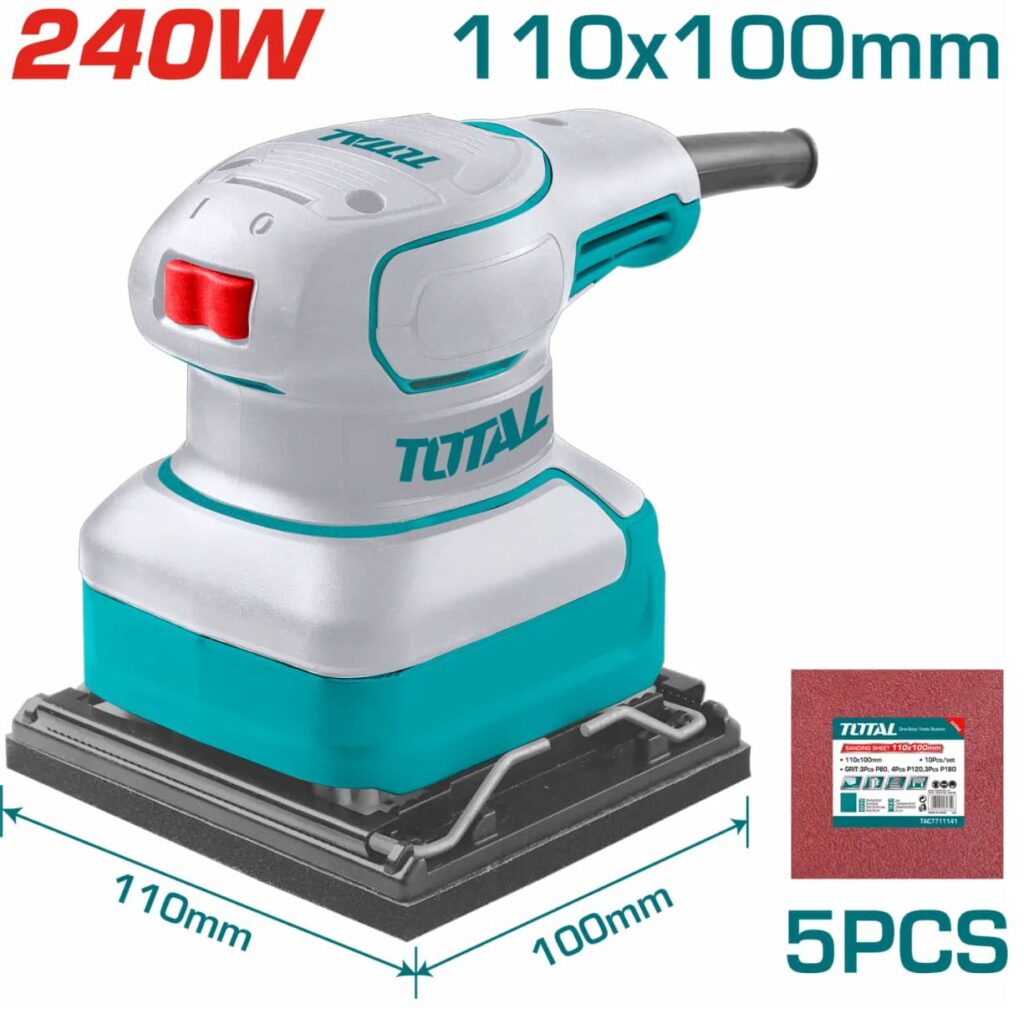 LIJADORA ORBITAL 240W 14000RPM 110X100MM – TF2241108