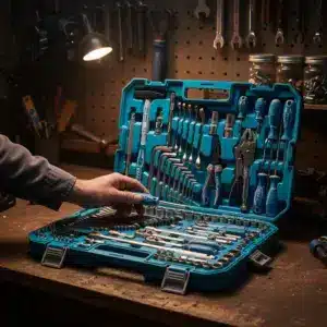 SET DE HERRAMIENTAS Y RACHET 1/2" 142PIEZAS - THKTHP21426