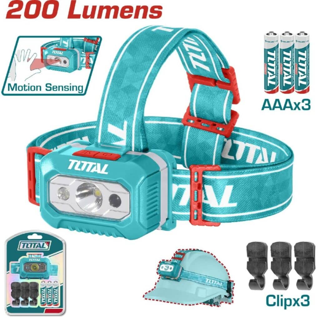 LINTERNA DE CABEZA  200 LUMENES  – THL013AAA6