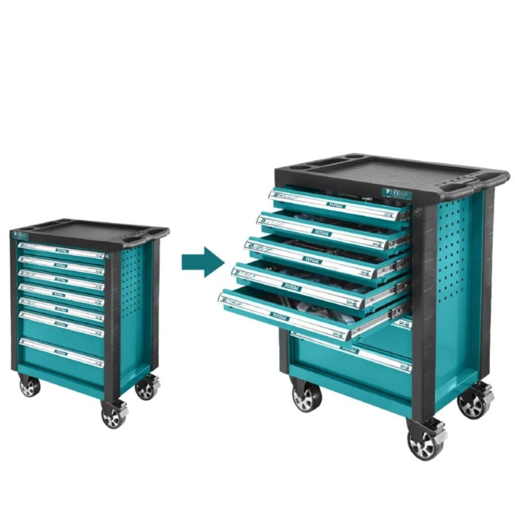 CARRO PARA HERRAMIENTAS 7 BANDEJAS  328 PIEZAS MANUALES – THPTCS73281
