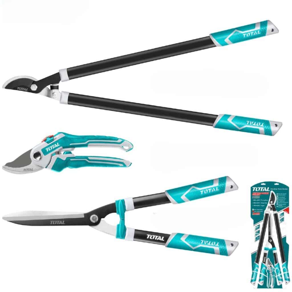 SET DE TIJERAS P/JARDINERIA 3PCS ACERO AL CARBON – THT1576033