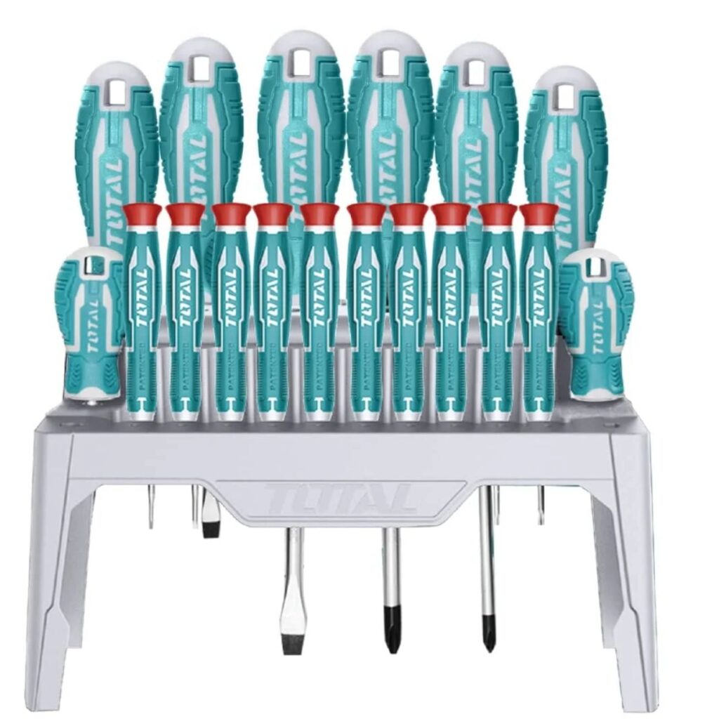 SET DE DESTORNILLADORES TOTAL 18PCS CR-V – THT250618