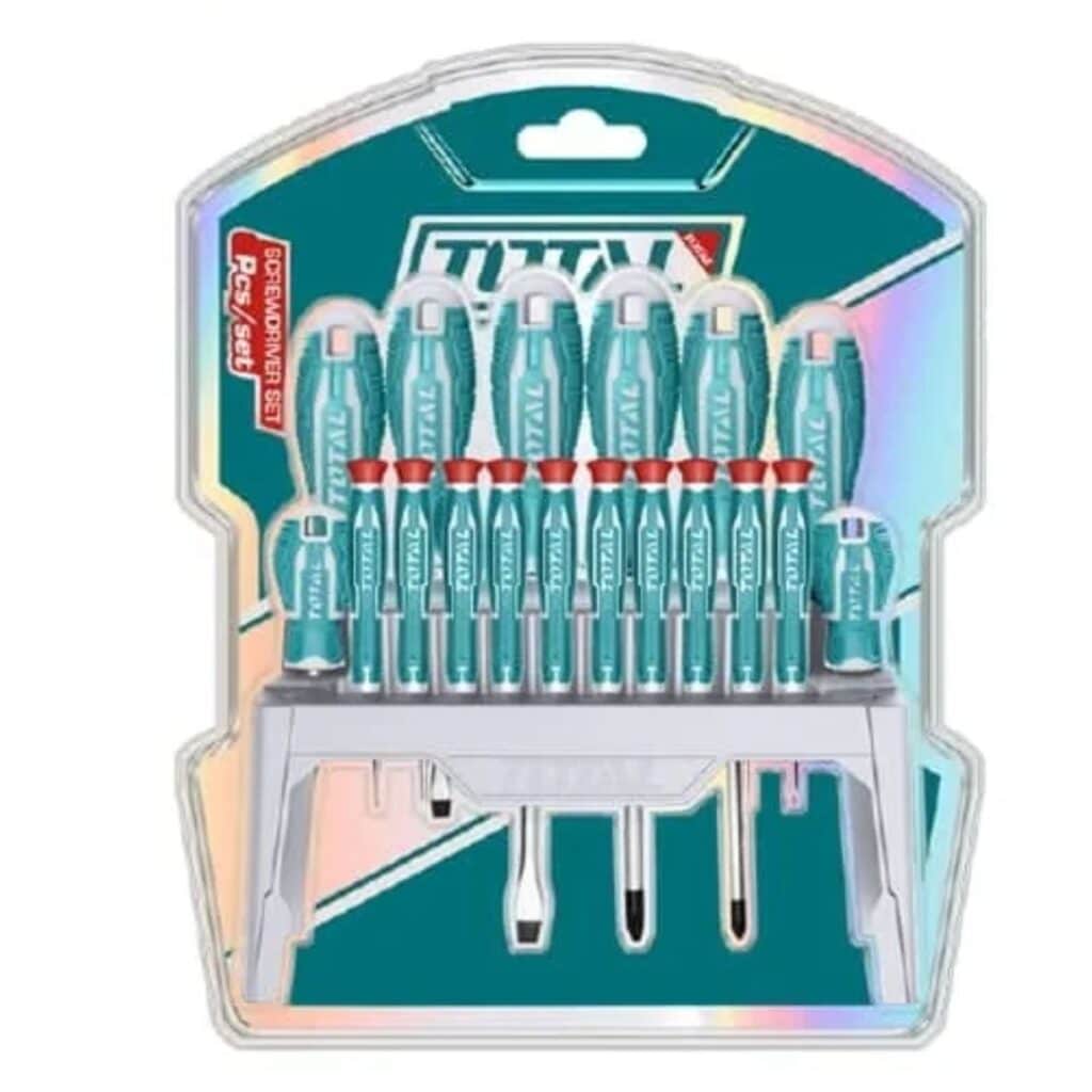 SET DE DESTORNILLADORES TOTAL 18PCS CR-V – THT250618